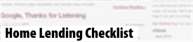 Manufactured Home Lending Checklist